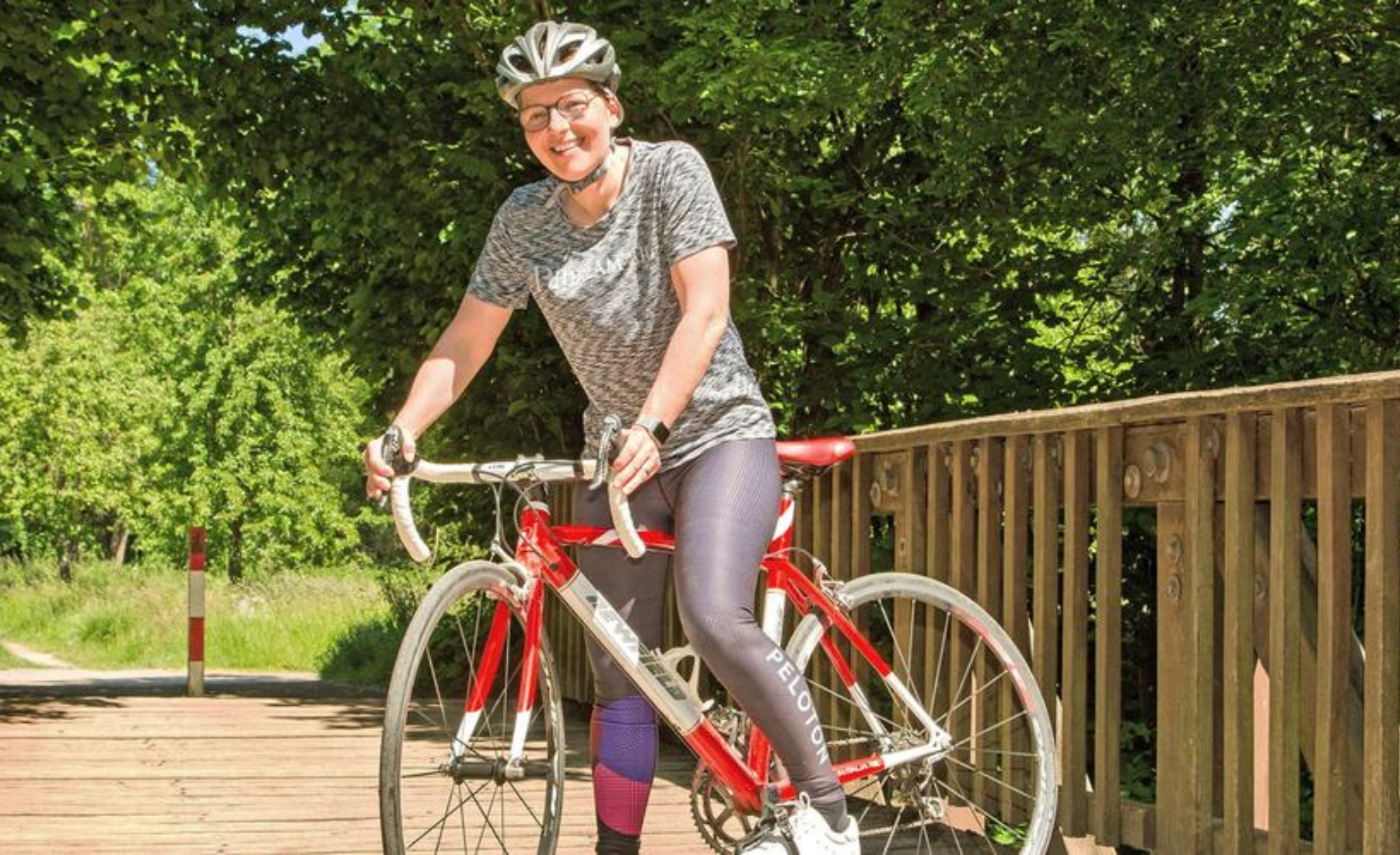 Astrid H., 51, leidenschaftliche Rennradfahrerin