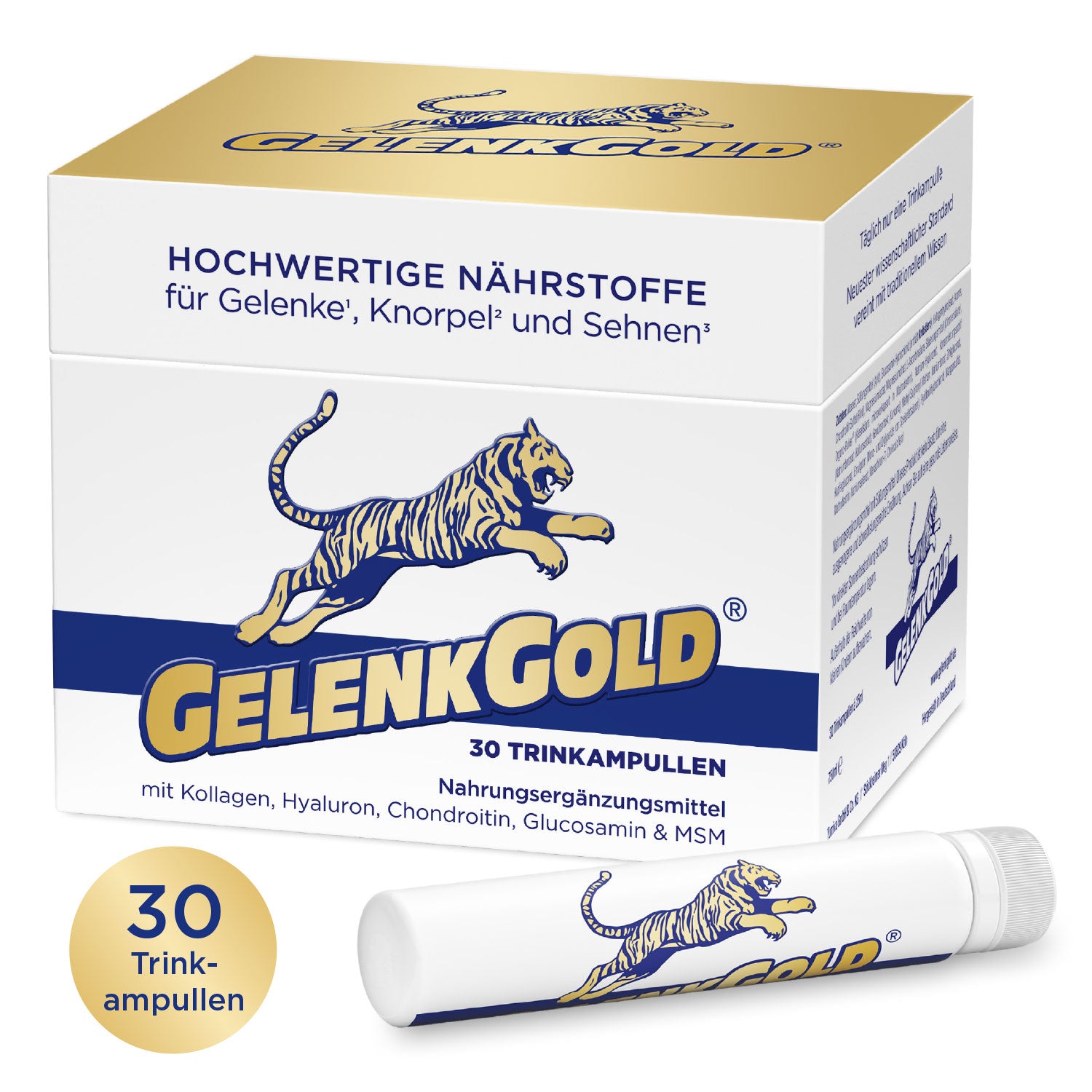GelenkGold® Trinkampullen: Gelenknährstoff-Komplex