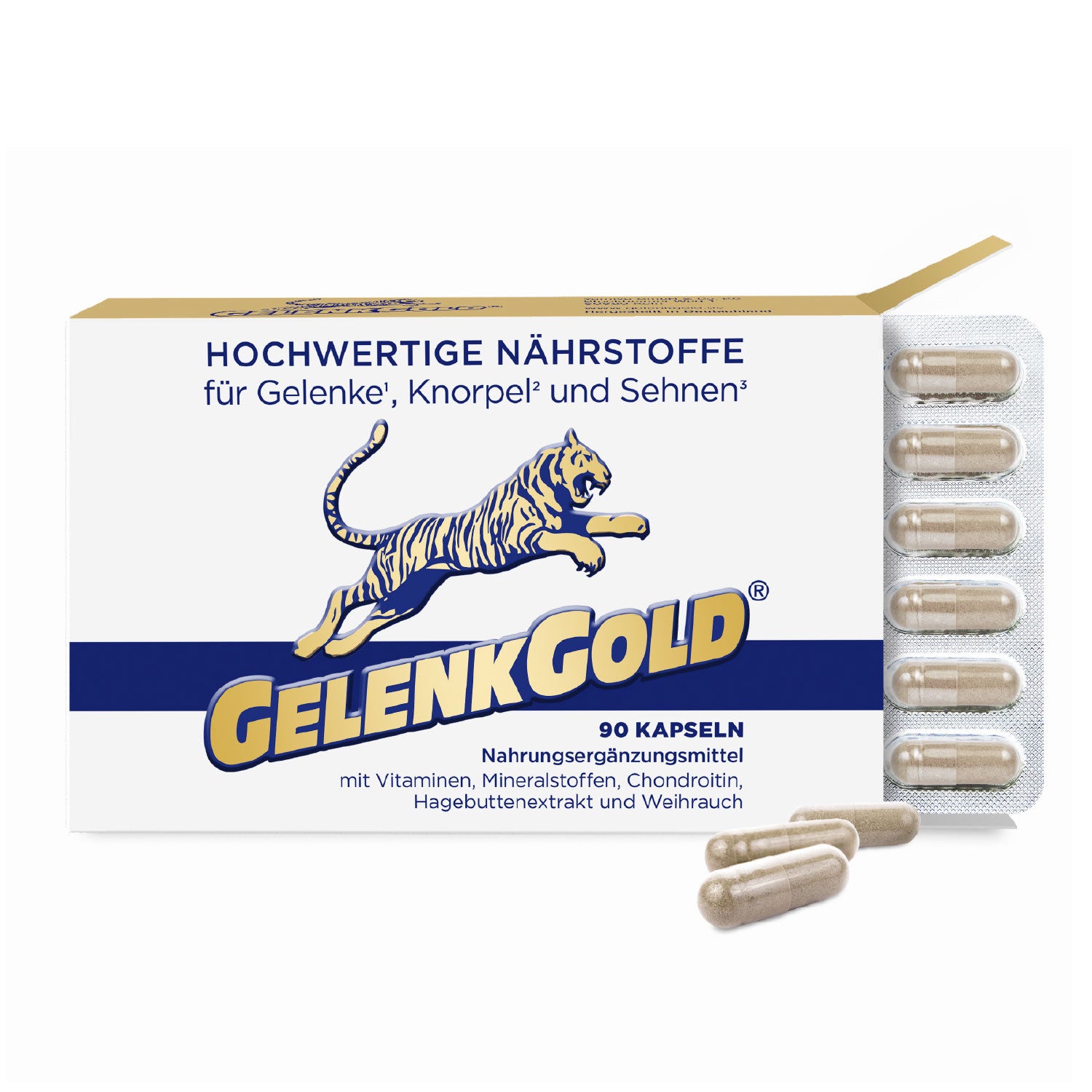 GelenkGold® Kapseln: Weihrauch & Hagebutten-Komplex